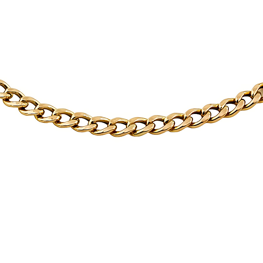 9ct gold 6.5g 19 inch hollow curb Chain